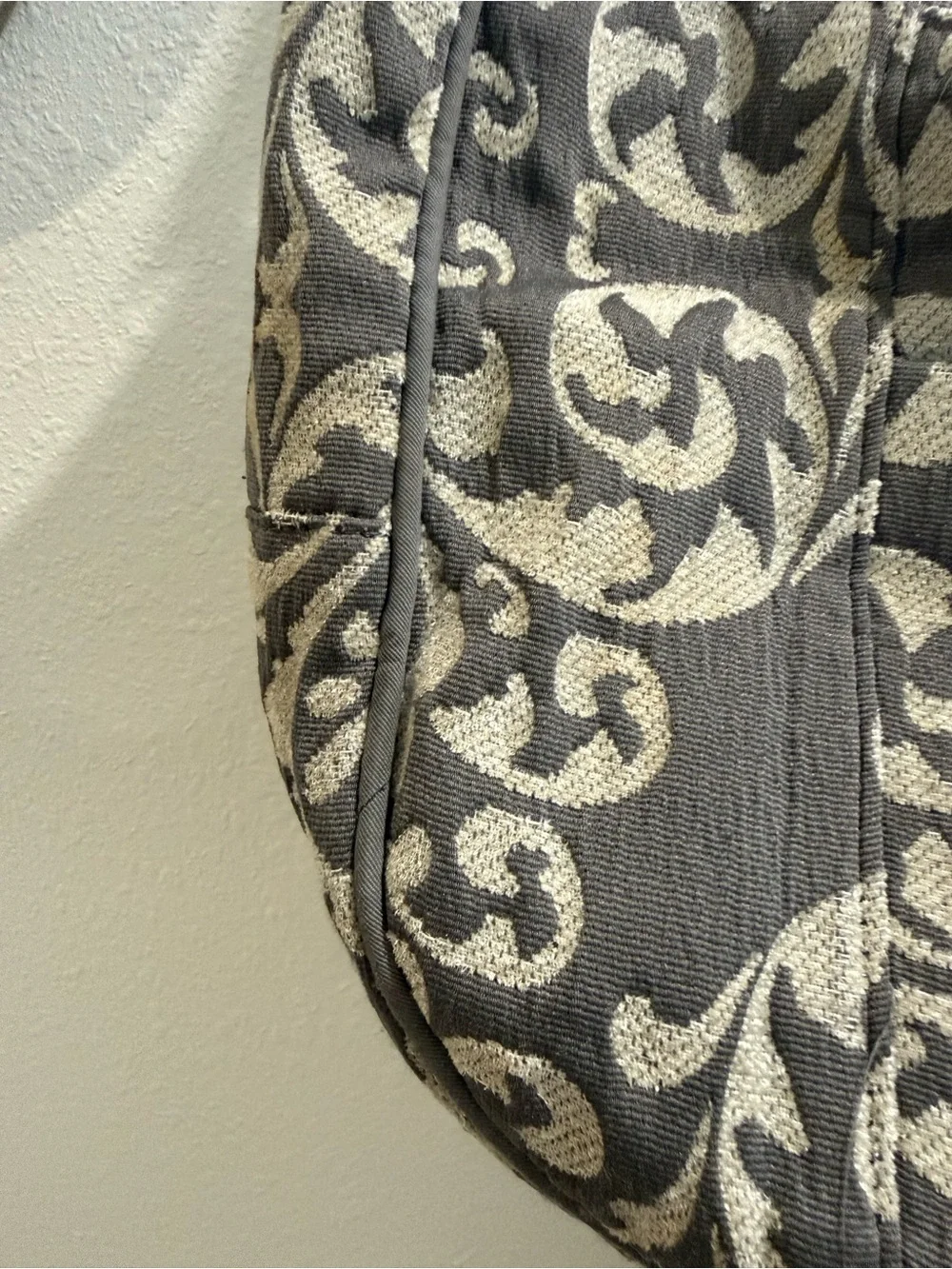 Petunia Pickle Bottom Gray and Cream Diaper Bag